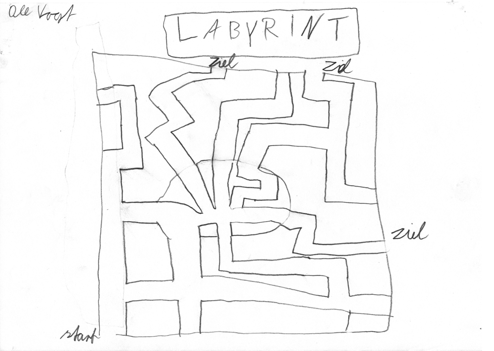 Labyrinth von Ole aus der Rolandschule
